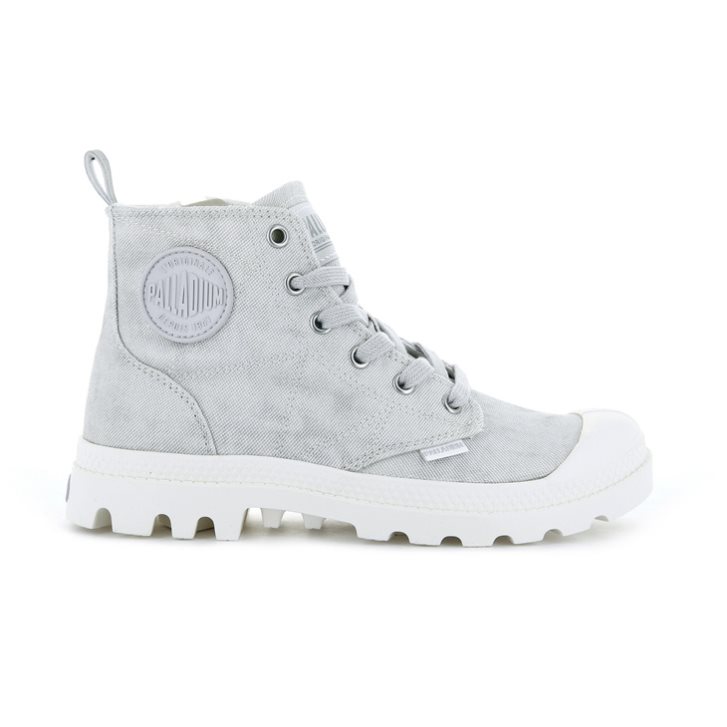 Palladium Pampa Zip Desertwash Laarzen Dames Lichtgrijs | NL 20IQDOP